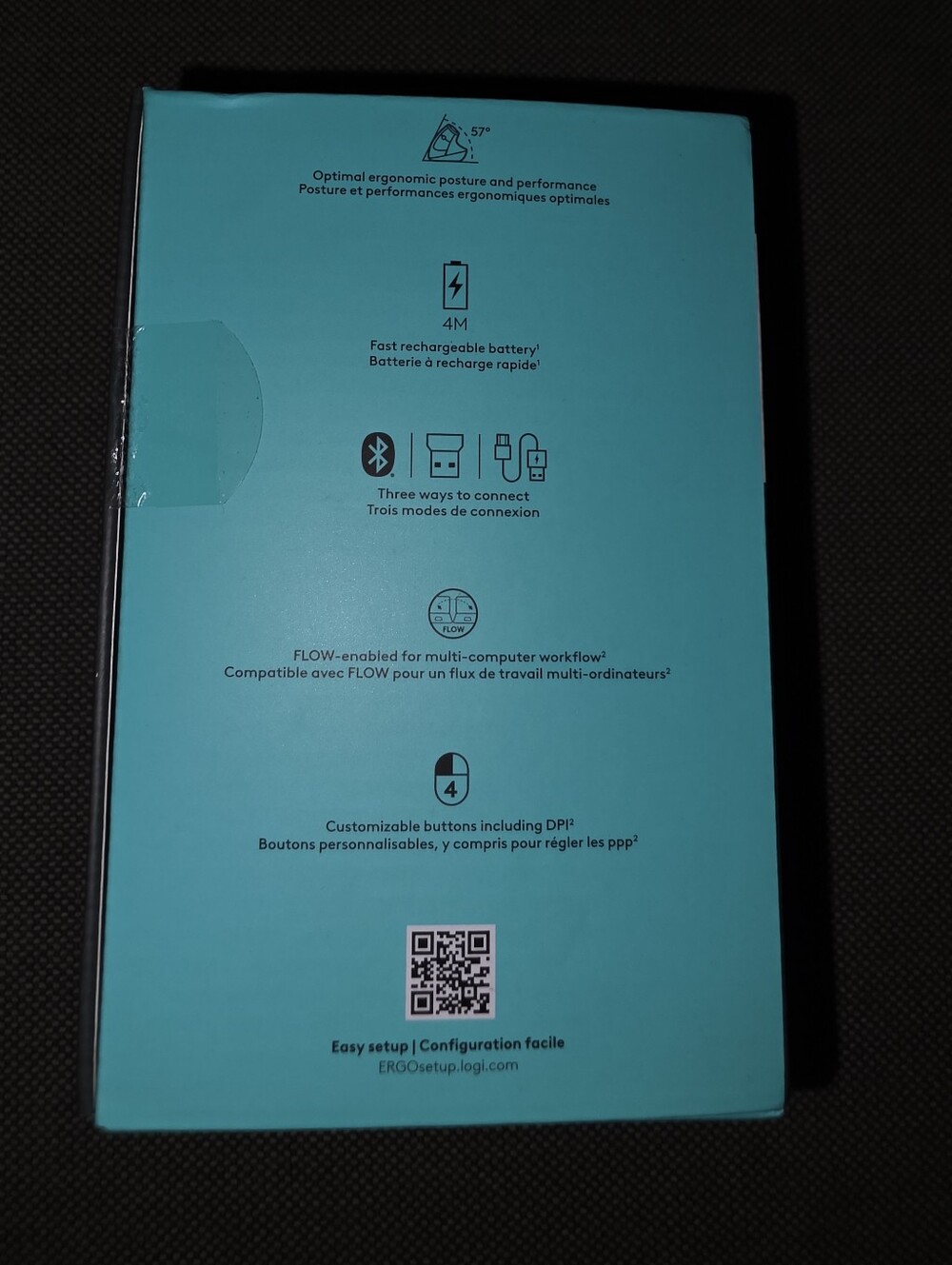 Logitech SEALED! NWT! Ergo Series MX Vertical Advanced Ergonomic Mouse. R2S! - Picture 8 of 12